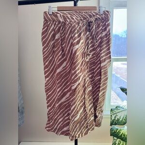 A New Day Zebra Print Skirt